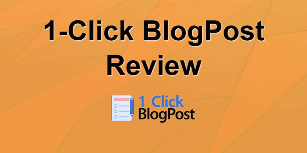 1-Click BlogPost Review