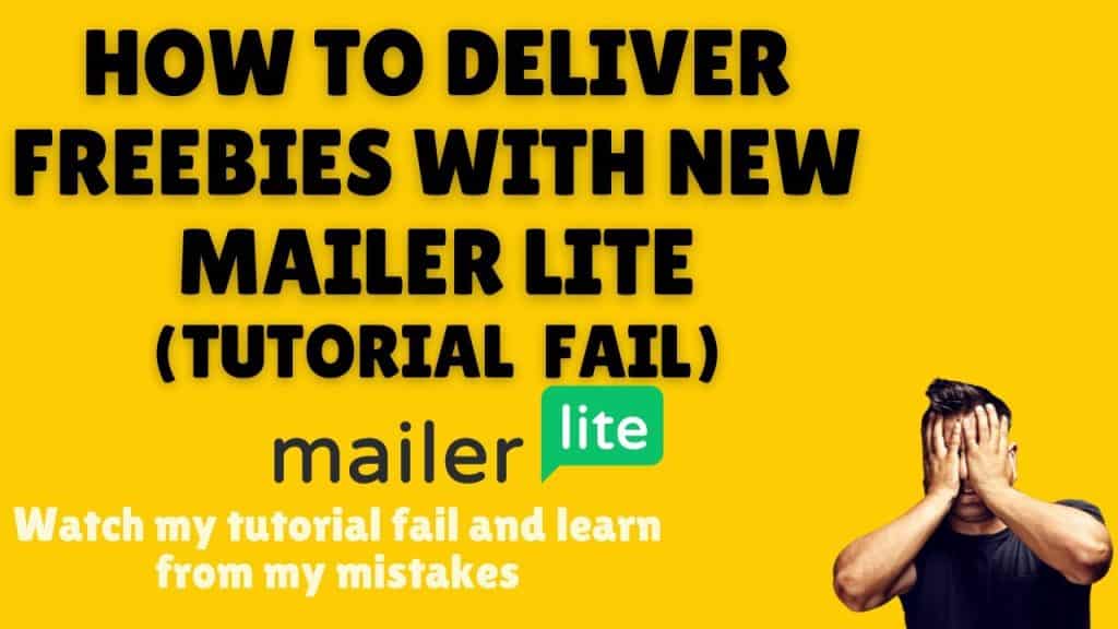 How to send freebies in new MailerLite - Watch me mess it up and learn 🤦🏼‍♂️